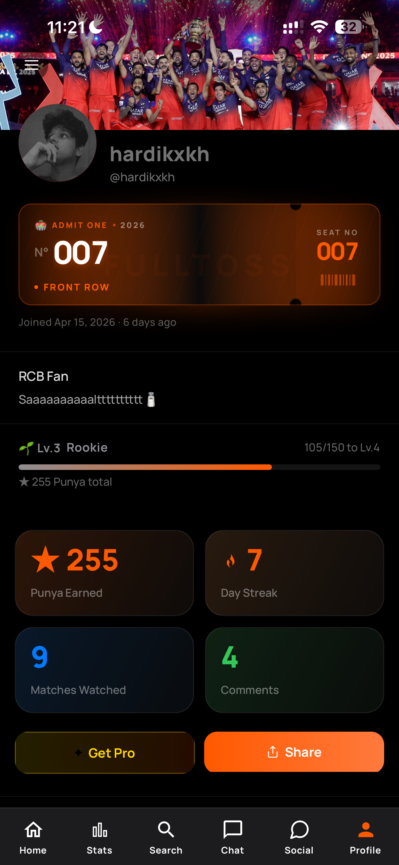 FullToss: Sports Community screenshot 5