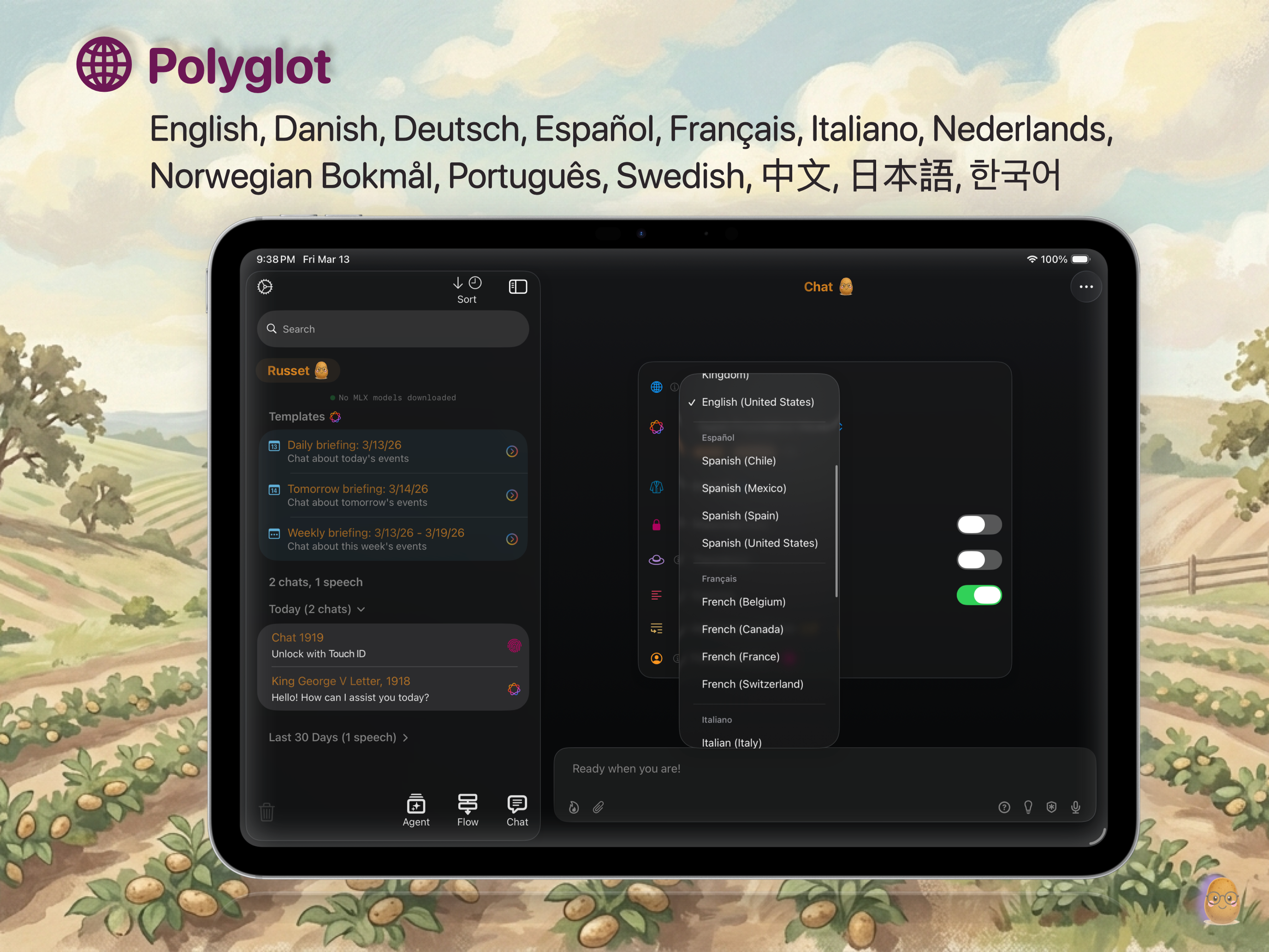 Russet: OpenRouter & Local AI screenshot 18