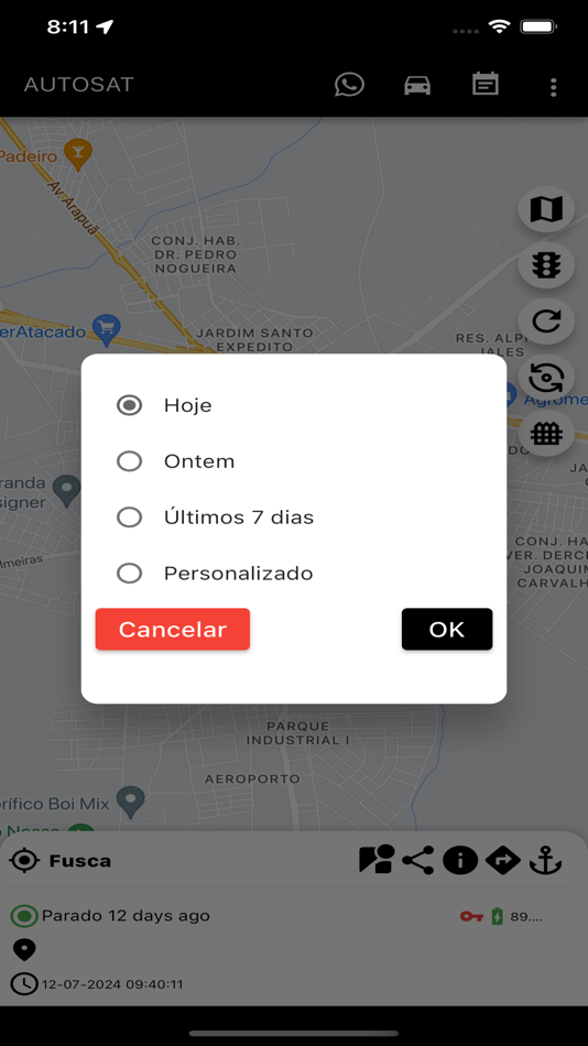 #3. AUTOSAT - Rastreamento (iOS) By: aguinaldo sousa de moraes