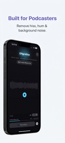 Noise Reducer - OffgridVox Screenshot 2 of 4