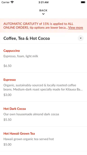 Kilauea Bakery screenshot 3
