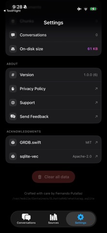 WhattaRAG screenshot