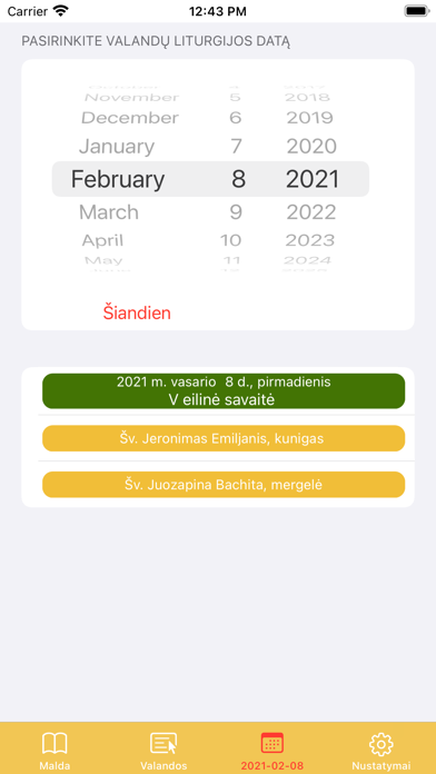 Valandų liturgija Screenshot