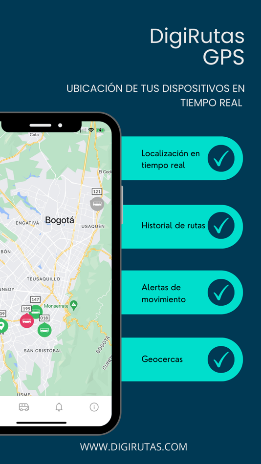 #1. Digirutas GPS (iOS) 由: Leonar Ortiz