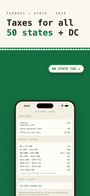 Paycheck Calculator Payroll US screenshot 2