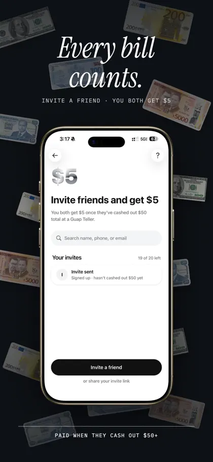 Capture d'écran 3 sur 6 de Guap: Stablecoin Wallet