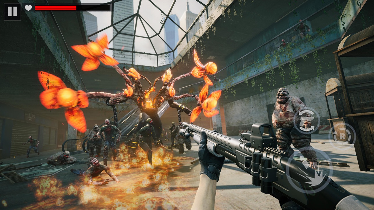 Zombie Fire 3D: Offline Game screenshot 2