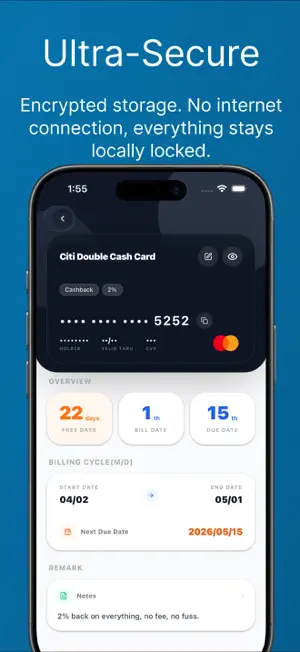 TodayKa: Credit Card Manager screenshot 3