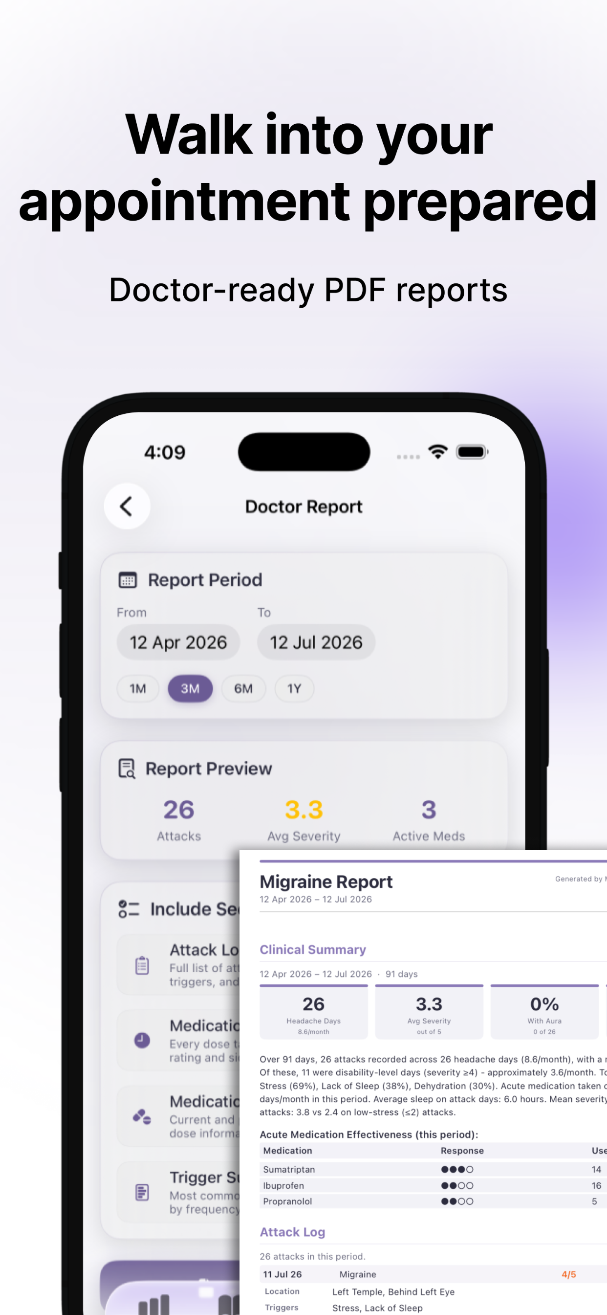 MiTracker: Migraine Tracker screenshot 2