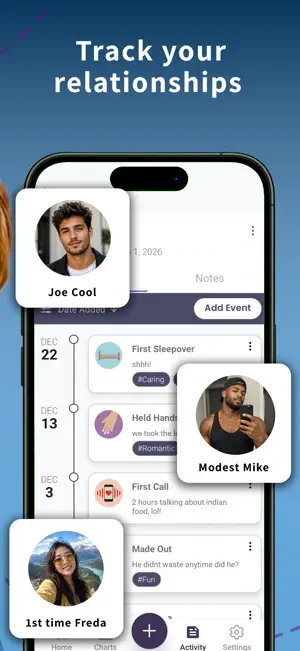 DaterGraph: Relationship Diary screenshot 3