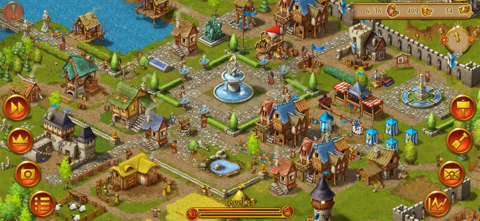 Townsmen - Medieval Strategy iPhone Screenshot 2