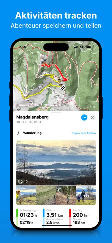 bergfex: Wandern & Tracking screenshot 5 of 10