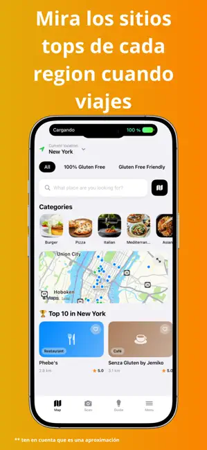 GF Gluten Scanner Restaurantes iPhone screenshot 6