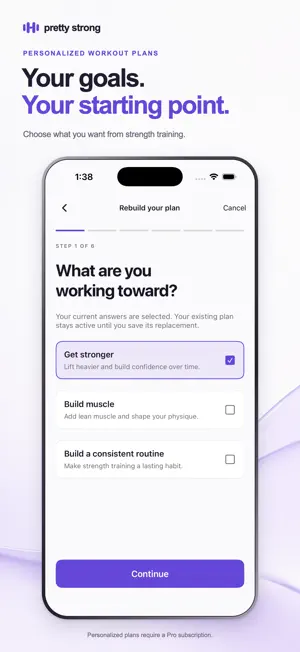 Pretty Strong: Workout Tracker screenshot 4