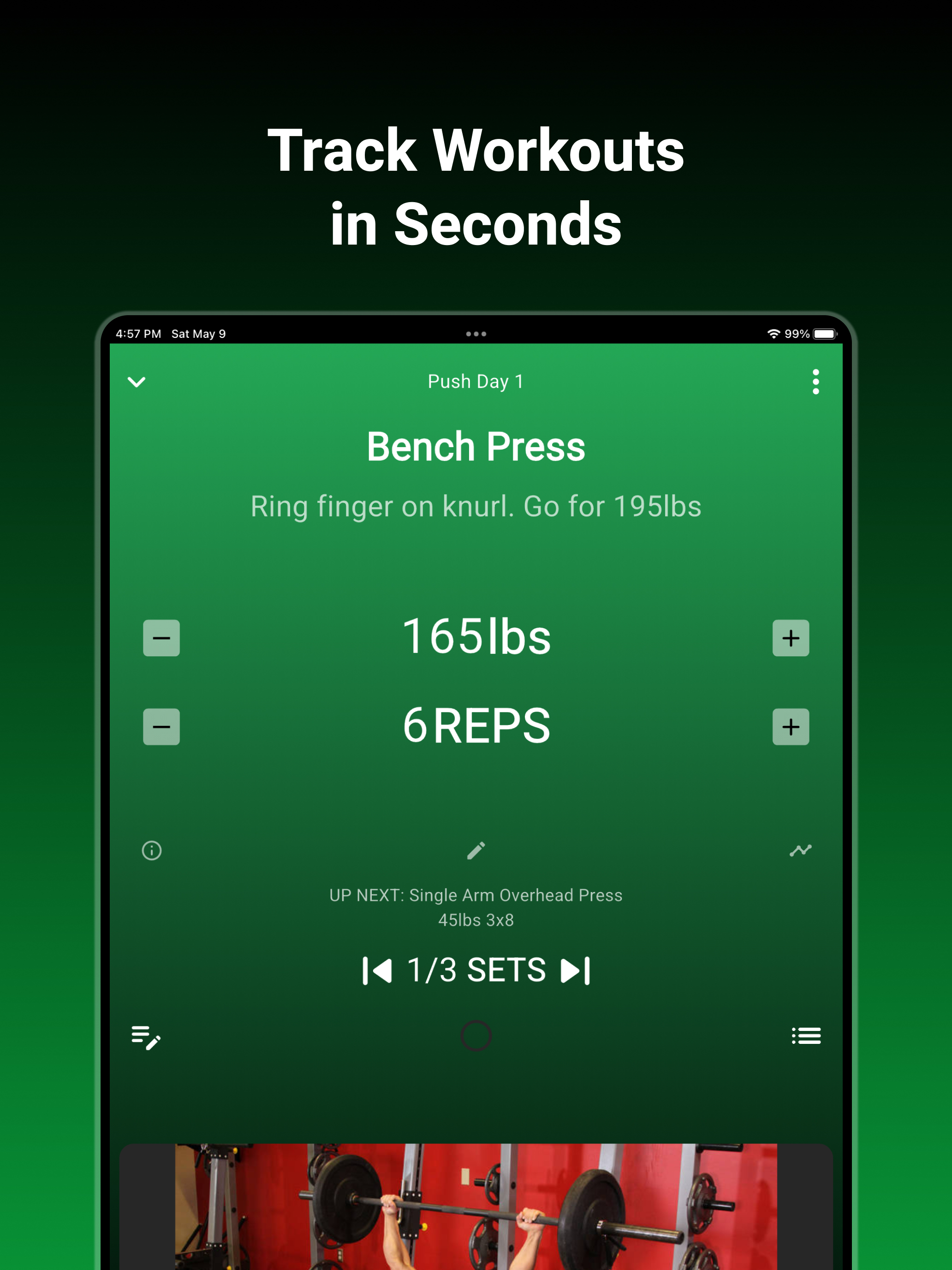 Grin&Gain: Gym Workout Tracker screenshot 10