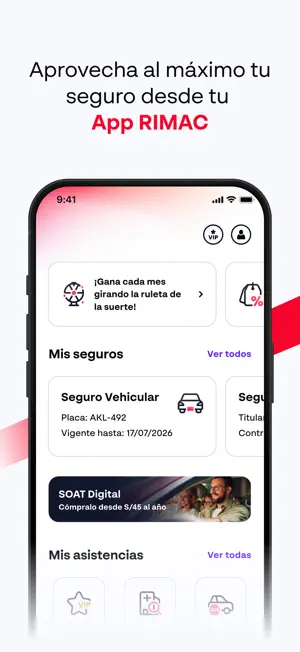 App RIMAC screenshot 1