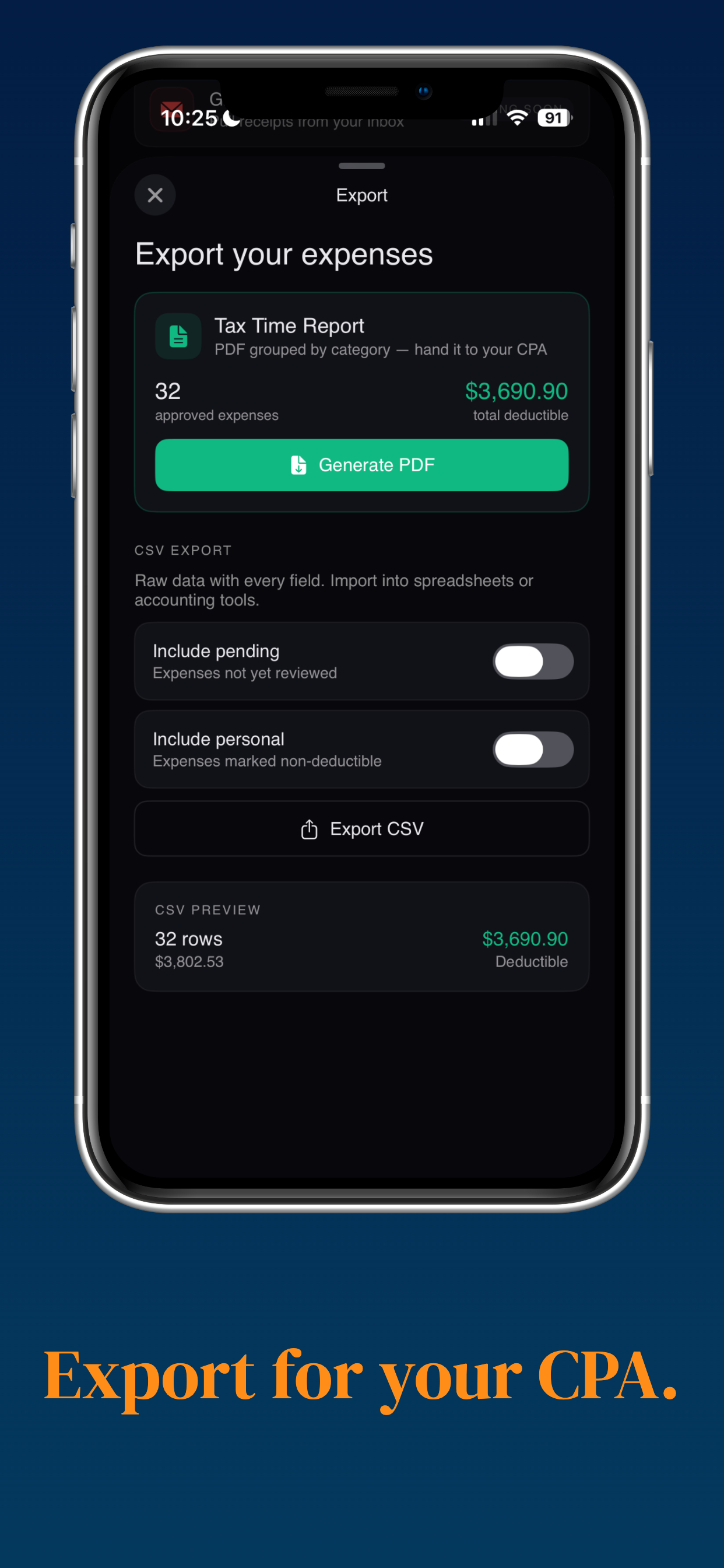 WriteOff — AI Expense Tracker screenshot 5