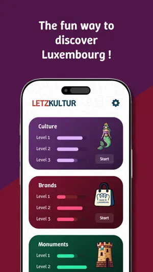 LetzKultur – Educational Quiz screenshot 1