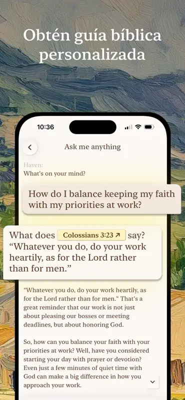 Haven - Chat Bíblico screenshot 5 of 5