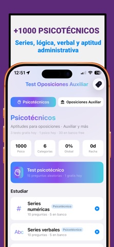 Psicotécnicos Test Screenshot 2 of 5