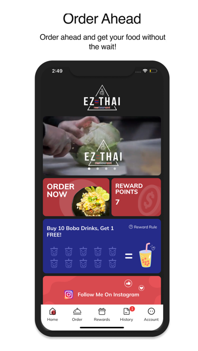 EZ Thai Restaurant Screenshot