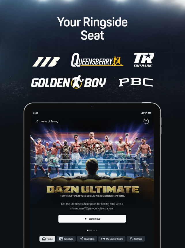 DAZN: Stream Live Sports Screenshot