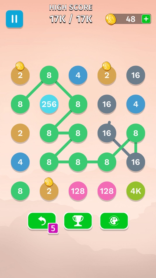 #3. 248 Connect Lines (iOS) 由: Umesh Ambaliya