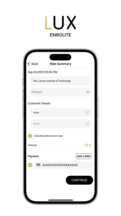 Screenshot 3 of Lux Enroute App App