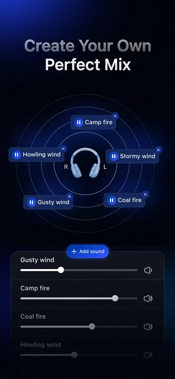 White Noise Relax Sleep Sounds app screenshot 3