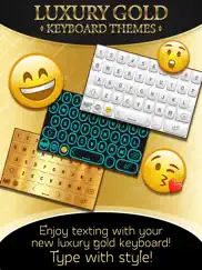 altın renk klavye temaları ipad resimleri 1