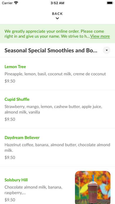 Squeeze Juicery Buffalo Screenshot