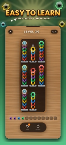 Bolt Blast: Screw Sort Puzzle iPhone screenshot