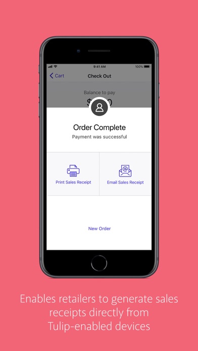 Tulip Point of Sale iPhone screenshot