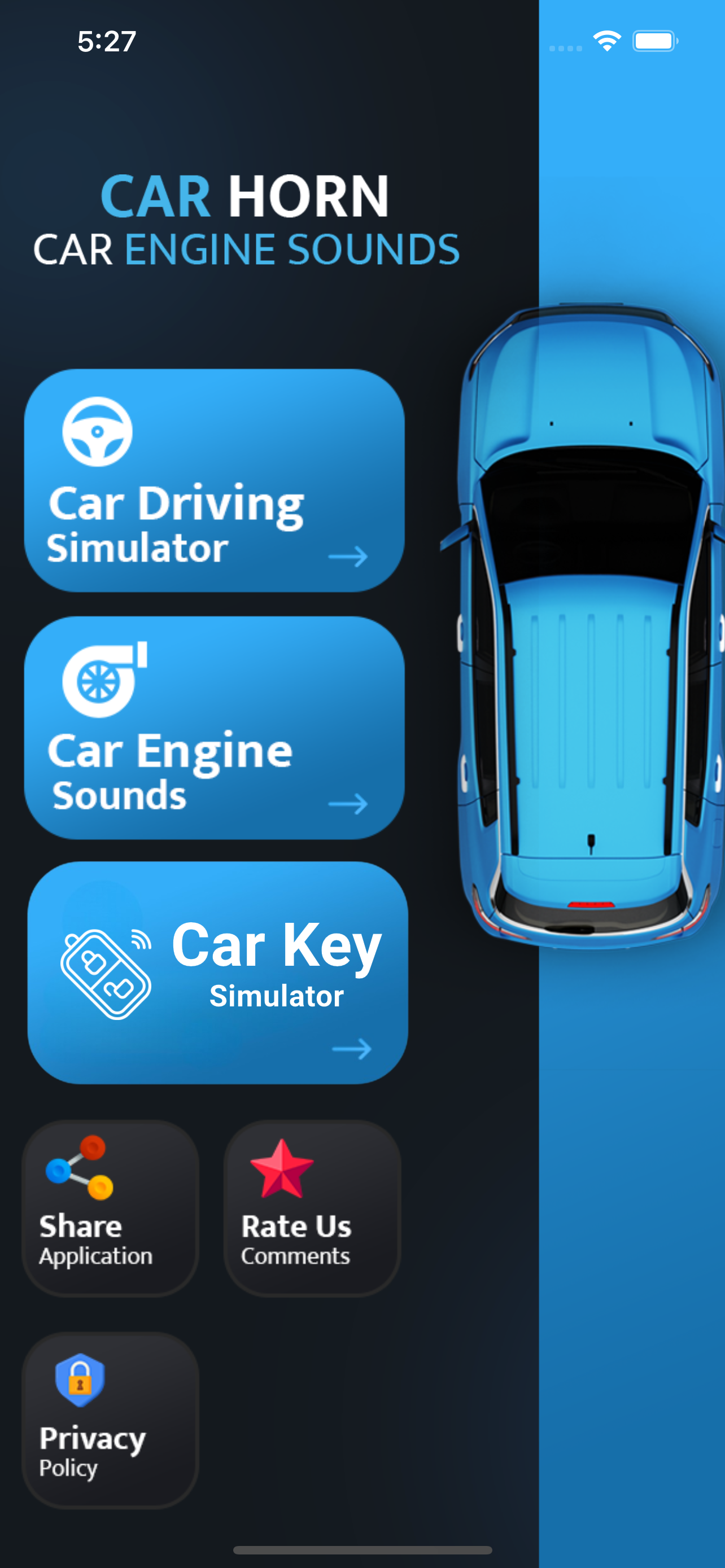 Car Engine & Horn Sounds