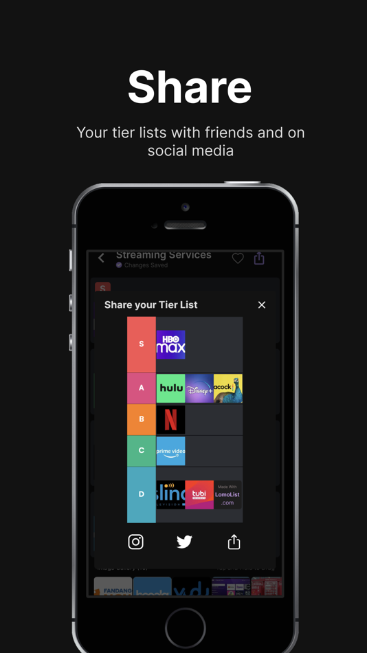 #4. Tier List Maker - Lomo (iOS) 由: Setse LLC