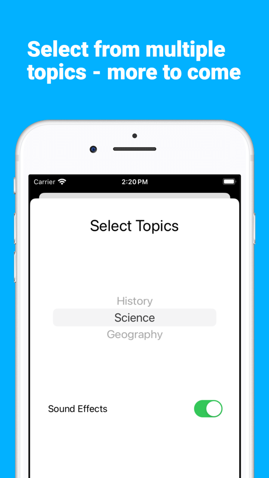 #3. Trivia Q - Quiz Challenge (iOS) Por: Easy Simple Smart