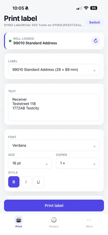 Print Dymolabels screenshot 2 of 6