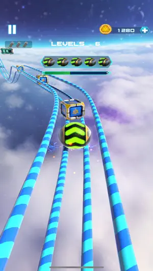 Space Rolling Balls Race screenshot 3