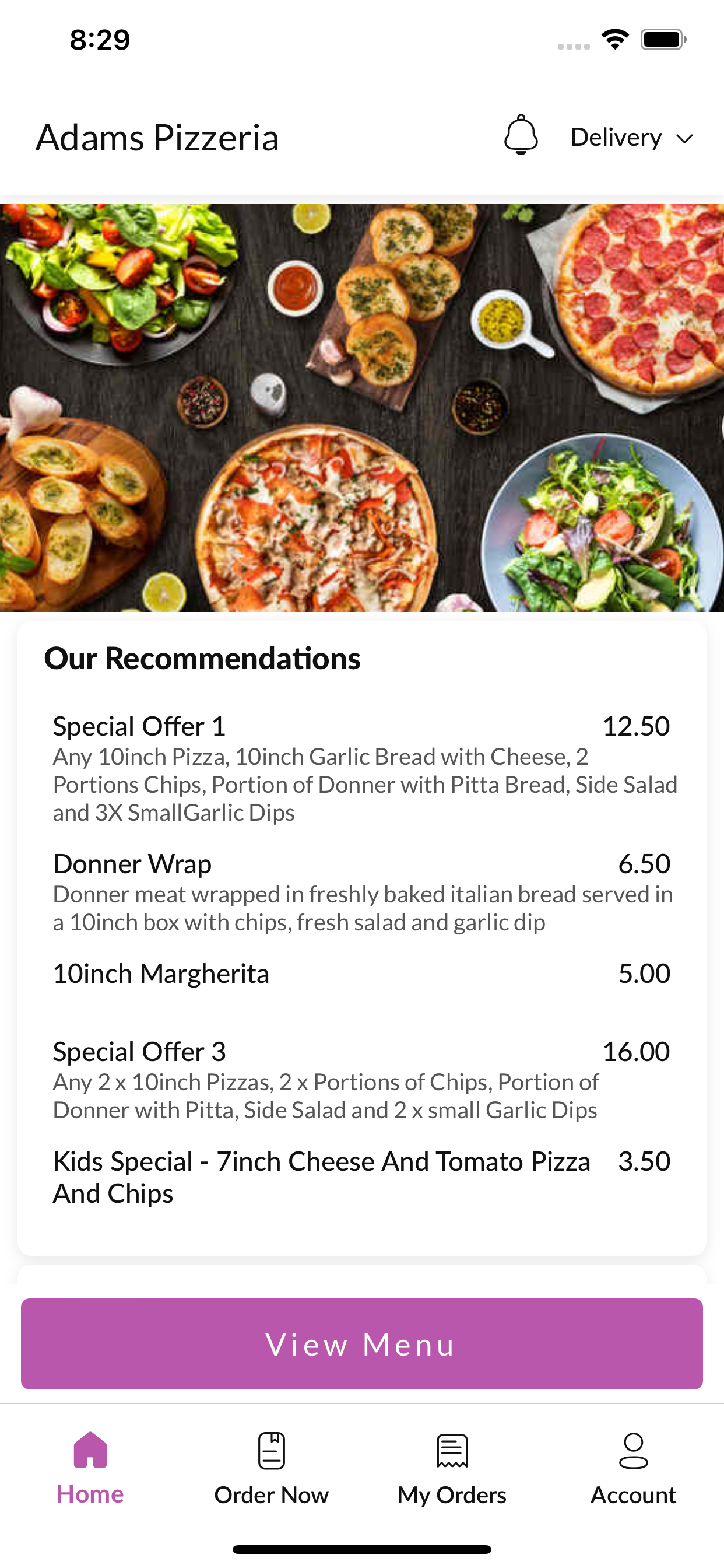 Adams Pizzeria