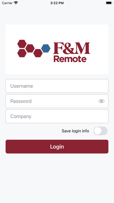 F&M Bank Remote Screenshot