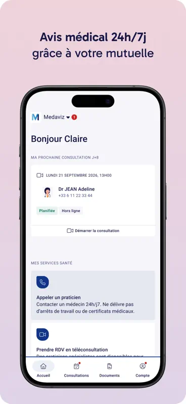 Medaviz – Téléconsultation screenshot 2 of 4