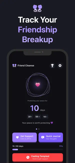 Friend Cleanse: No Contact screenshot 1