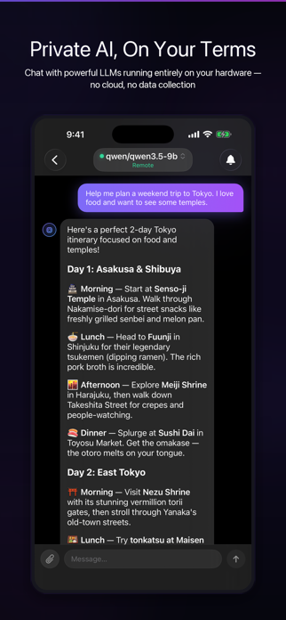 Cipher AI: Private LLM Chat Screenshot 1 of 7