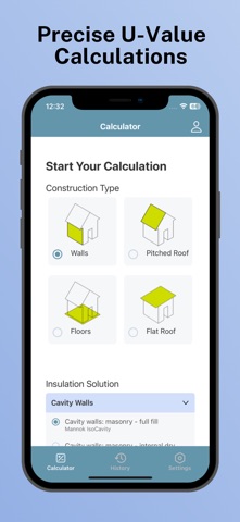 Mannok U-Value Calculator iPhone screenshot