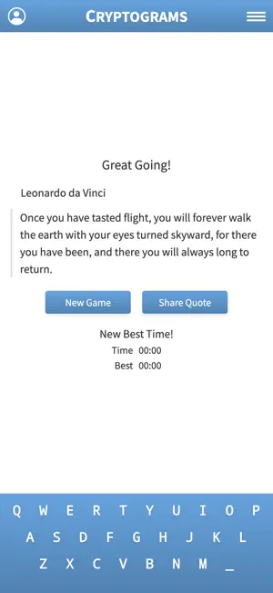 Cryptogram · Cryptoquote Game screenshot 3