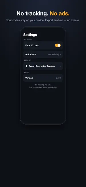 Tokens: 2FA Authenticator screenshot 4
