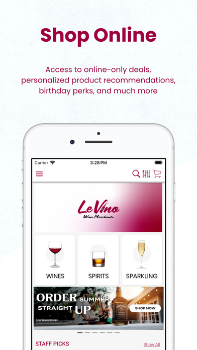 LeVino Wine Merchants Screenshot