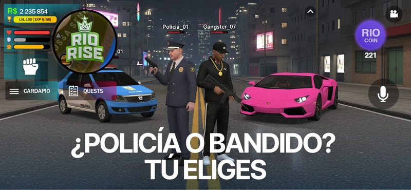 Rio Rise－juego de simulador screenshot 5