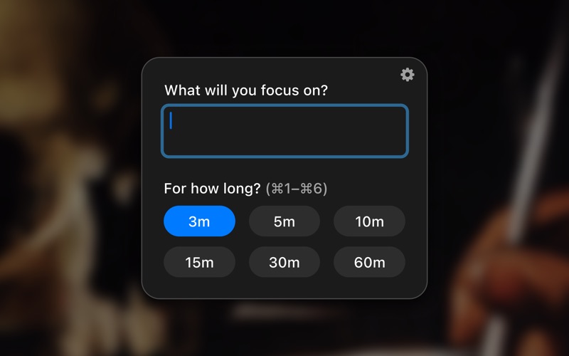 Intention: Stay focused screenshot