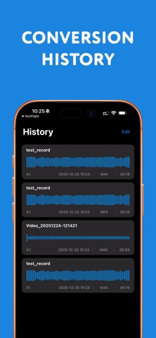 音乐提取器 音频转换器 编辑器 。提取 转换 MP4转MP3 screenshot